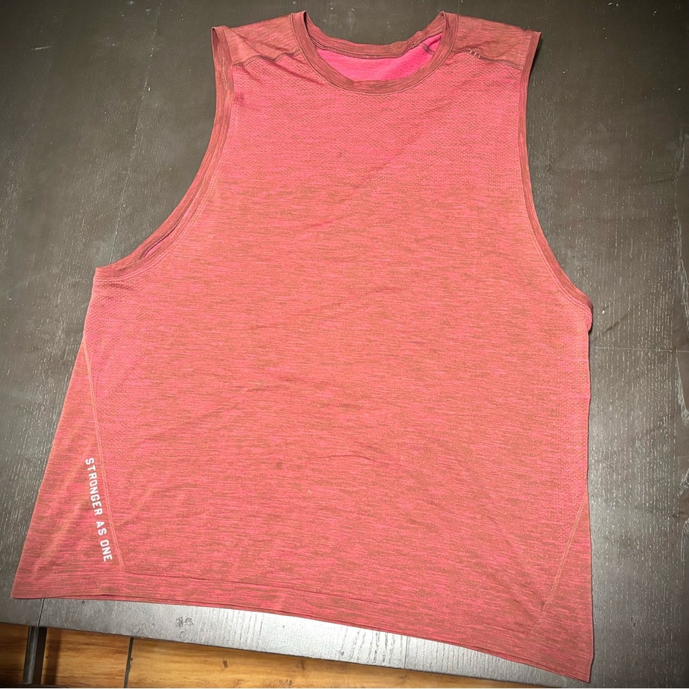 Heathered Red EasySet Sleeveless  Lululemon Training tank